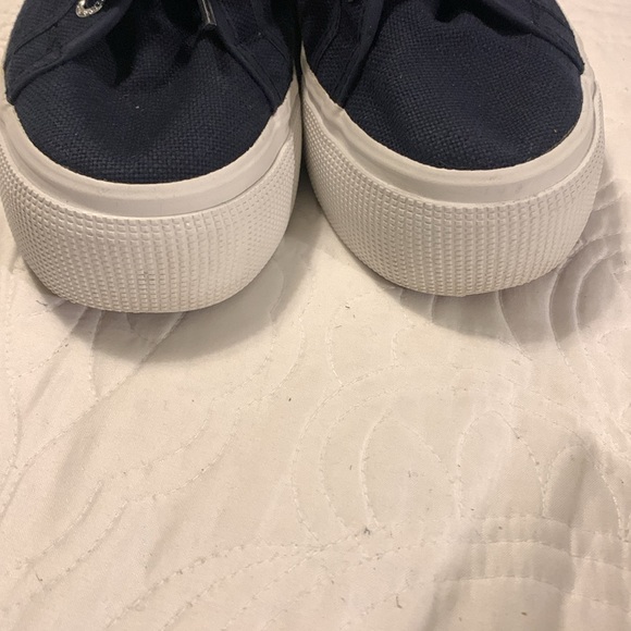 Superga Cori Classic Women’s Platform Navy Sneakers SZ 39/8 - Picture 6 of 9